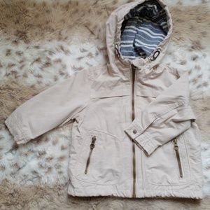 Zara baby boy 9-12months hooded zip up jacket